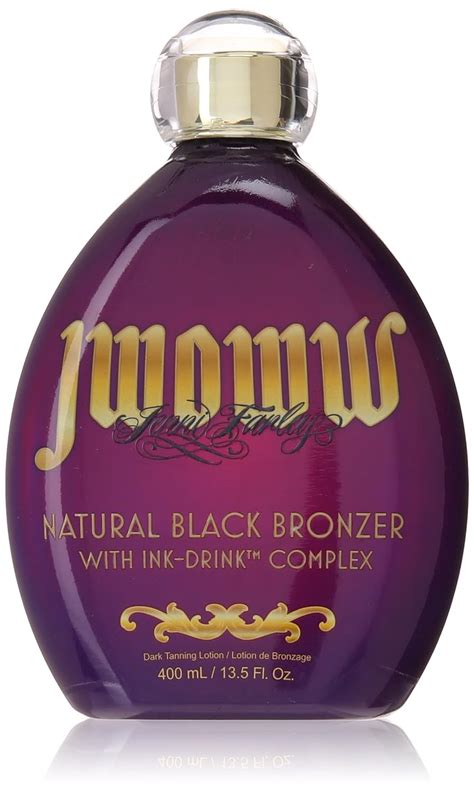 tanning lotion with clear bronzer.